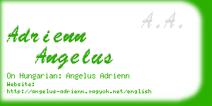 adrienn angelus business card